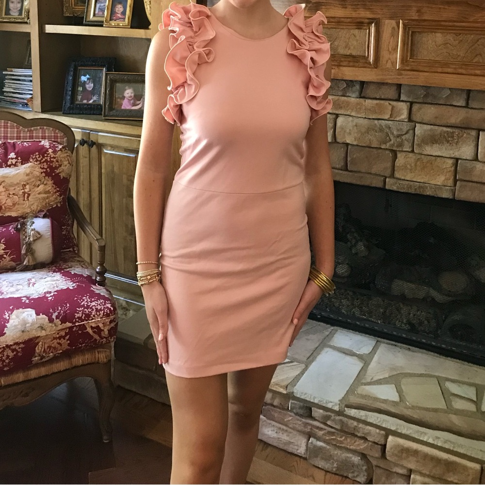 Amanda Uprichard Pink Mini Dress